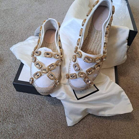 Authentic GUCCI espadrilles Size 36.5 - Picture 3 of 12